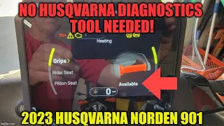 2023 Norden 901 Part 3 (Skid plate grill, Husqvarna heated grips, TFT heat programming)