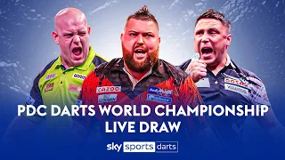 LIVE DRAW! 🚨 | 2024 PDC World Darts Championship draw!