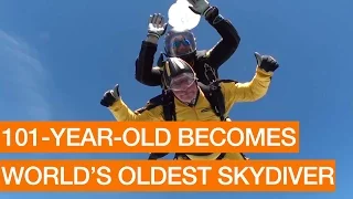 101-Year-Old Becomes World’s Oldest Skydiver