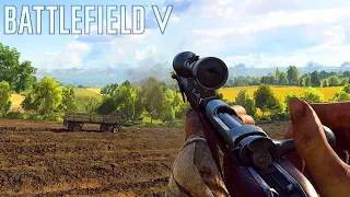 122 Kills Sniping on Grand Operations! - Battlefield 5 commentary gameplay