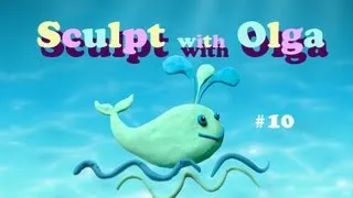 #10 Sculpt a Whale. Preschool Clay Modeling. Пластилин для дошкольников. Искусство в детском саду.