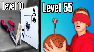 BEYOND BELIEF Trick Shots from Level 1 To Level 100