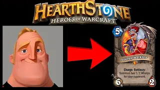 Hearthstone Best Legendary Cards Becoming Canny - Mr Incredible Version