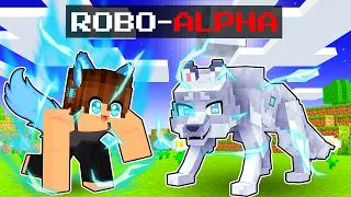 Playing as The ROBO ALPHA in Minecraft!