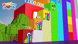 Looking for Numberblocks Puzzle Step Squad 30 to 10,000 to 10,000,000 MILLION BIGGEST!