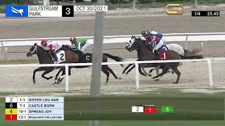 Gulfstream Park Carrera 3 - 30 de Octubre de 2021