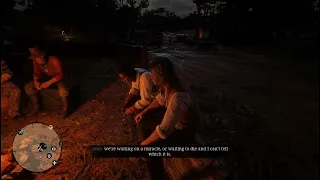 RDR2 - John Campfire Talk About Nothing Makes Sense After Blackwater