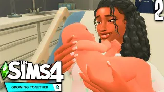 THE SIMS 4 | GROWING TOGETHER - EPISODE 2 | THE FIRST BORN 👨‍👩‍👧