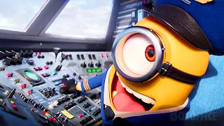 The Minions hijack a plane | Minions: The Rise of Gru | CLIP