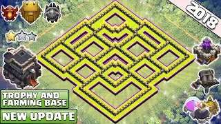 NEW 'BEST' TOWN HALL 9 (TH9) FARMING/TROPHY BASE 2018! TH9 HYBRID BASE 2018!! - CLASH OF CLANS(COC)