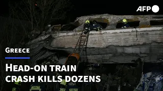 Train accident in Greece kills dozens | AFP