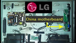 LG LED TV motherboard replace.