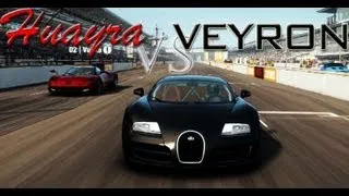 GRID 2 - Bugatti Veyron vs Pagani Huayra [Stock] (Veyron POV)