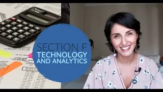 SECTION F Technology and Analytics ｜2020 CMA EXAM Part 1