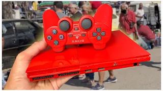 COMPREI um PS2 VERMELHO LINDÃO para COLEÇÃO