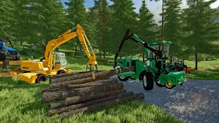 FS22 - Map Erlengrat 003 🇩🇪 🚧🌲 - Forestry, Farming and Construction - 4K