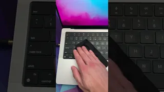 How To Clean A MacBook Pro Keyboard #shorts