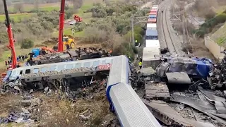 At Least 36 Dead in Fiery Greek Train Crash