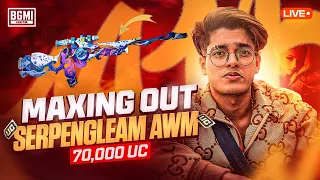 70,000 UC SERPENGLEAM AWM OPENING | JONATHAN IS BACK | BGMI