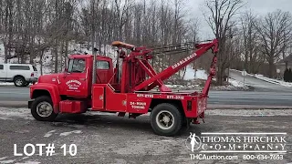 (1531) Machinery & Auto Parts - Lot 10: 1980 Ford Cable Wrecker Cummins Diesel