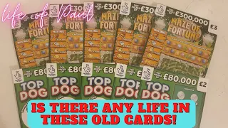 £28 Old School scratch cards. With so many new scratch tickets out, it's nice to revisit old friends