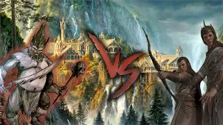 Властелин Колец: The Battle For Middle Earth Ennorath Mod - Элладан и Элрохир Против Горкила