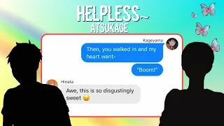 Helpless From Hamilton || Haikyuu lyric prank ft. Atsukage & Akaashi