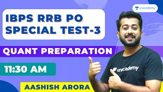 IBPS RRB PO Special Test -3 | Quant | Bank Exam | Aashish Arora