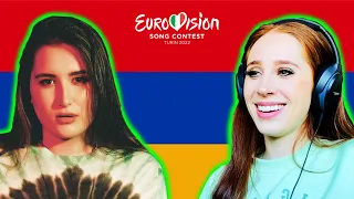 ARMENIAN GIRL REACTS TO ARMENIA'S SONG  FOR EUROVISION 2022 // ROSA LINN "SNAP"