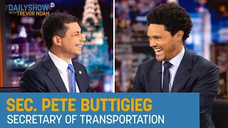 Sec. Pete Buttigieg - Air Traveler Rights & The Future of Transportation | The Daily Show