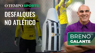 Breno Galante fala dos desfalques do Atlético para o duelo contra o Sport