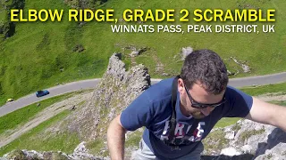 Elbow Ridge - Grade 2 Scramble - Winnats Pass, Peak District, UK