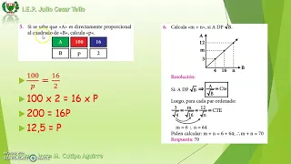 MAGNITUDES PROPORCIONALES MAGNITUDES DIRECTAMENTE PROPORCIONALES – GRÁFICOS - 6to de primaria