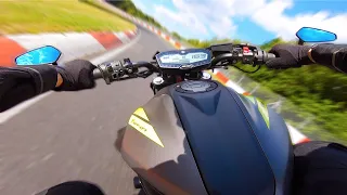 My First Lap on the Nürburgring | SUPERVIEW | Yamaha MT-07 FULL AKRAPOVIČ TITANIUM