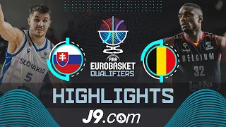 Slovakia 🇸🇰 vs Belgium 🇧🇪 | J9 Highlights | FIBA EuroBasket 2025 Qualifiers