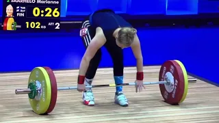 Marianne Saarhelo 🇫🇮  - 2021 European Weightlifting Championships - Women's 64 kg - B Session