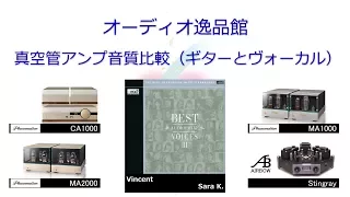 2017年6月 真空管アンプ音質比較（ギターとボーカル）