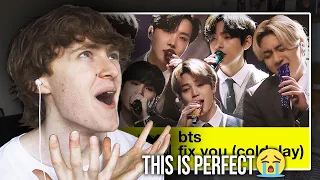 THIS IS PERFECT. (BTS Performs 'Fix You' (Coldplay Cover) | MTV Unplugged Reaction/Review)