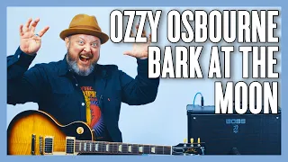 Ozzy Osbourne Bark At The Moon Guitar Lesson + Tutorial