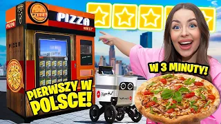 TESTUJEMY PIZZOMAT PIERWSZY W POLSCE, i INNE ROBOTY w WARSZAWIE!