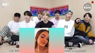 BTS REAGINDO A TIK TOK BRASILEIRO 💜 happy 2022 😄❤️