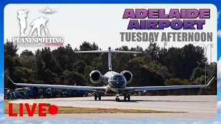 🔴✈️Pomfus & Mark LIVE: Tuesday Afternoon Stream -  Adelaide Airport (ADL)✈️🔴