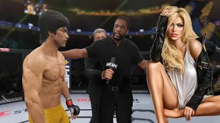 Bruce Lee Gerl vs Sia Clone ( EA Sports UFC 4 ) wwe mma