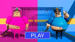 NEW UPDATE! GIRL Vs MAN BARRY in BARRY'S PRISON RUN! Full Game Walkthrough #roblox