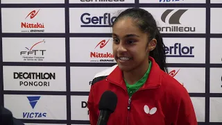 Interview de Prithika Pavade - Championnats de France Seniors 2021