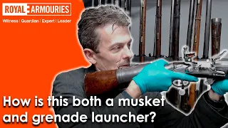 Musket and grenade launcher? Flintlock grenade musket with with firearms expert Jonathan Ferguson