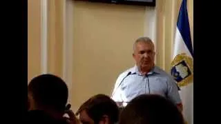 Доповідав на сесії 20.08.2014 р. Микола Лесів (ч. 1)