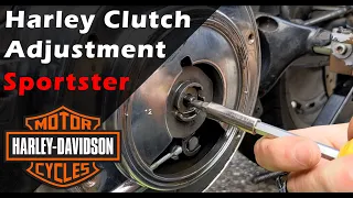 Harley Clutch Adjustment - Harley Davidson Sportster 1200 Custom XL