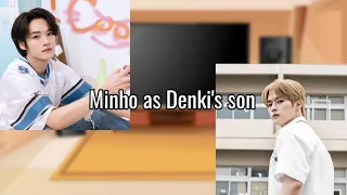 MHA react to Minho as Denki's son