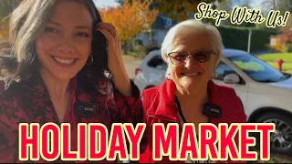 Shop With Us At Holiday Markets and Bazaars - Vlog - #trending